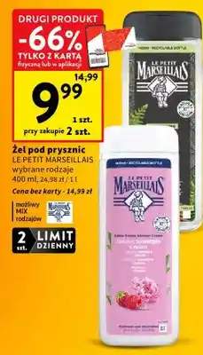 Intermarche Żel pod prysznic wybrane rodzaje oferta