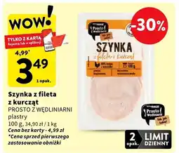 Intermarche Szynka z fileta z kurczak plastry oferta
