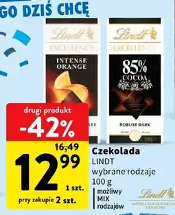 Intermarche Czekolada wybrane rodzaje oferta