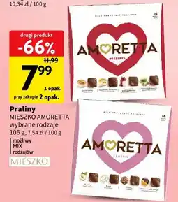 Intermarche Praliny mieszko Amoretta wybrane rodzaje oferta