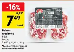 Intermarche Bekon wędzony kostka oferta