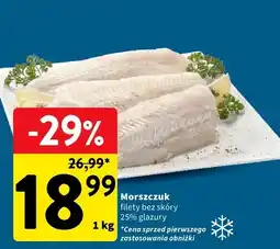 Intermarche Morszczuk filety bez skóry 25% glazury oferta