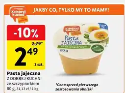 Intermarche Pasta jajeczna ze szczypiorkiem oferta