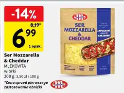 Intermarche Ser Mozzarella & Cheddar wiórki oferta