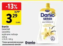 Intermarche Danio saszetka wybrane rodzaje oferta