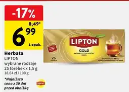 Intermarche Herbata wybrane rodzaje oferta