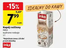 Intermarche Napój roślinny wybrane rodzaje oferta