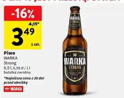 Intermarche Piwo Strong butelka zwrotna oferta