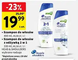 Intermarche Szampon do włosów z odżywką 2 w 1 oferta