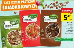 Intermarche Granola wybrane rodzaje oferta