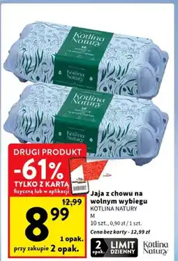 Intermarche Jaja z chowu na wolnym wybiegu oferta
