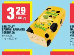 EuroSPAR Ser żółty Babumi, Radamer oferta