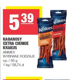EuroSPAR Kabanosy Extra Cienkie Krakus oferta