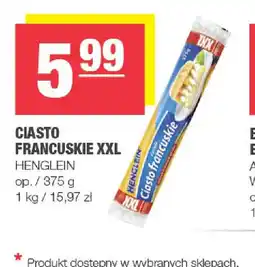 EuroSPAR Ciasto francuskie XXL Henglein oferta