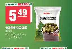 EuroSPAR Ogórki kiszone Spar oferta