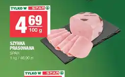 EuroSPAR Szynka prasowana Spar oferta