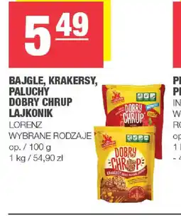EuroSPAR Bajgle, krakersy, paluchy Dobry Chrup Lajkonik oferta