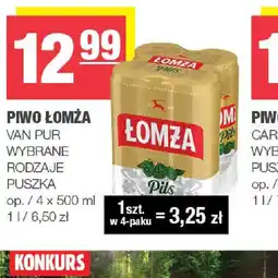 EuroSPAR Piwo Lomża Van Pur oferta