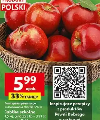 Auchan Jabłka szkolne oferta
