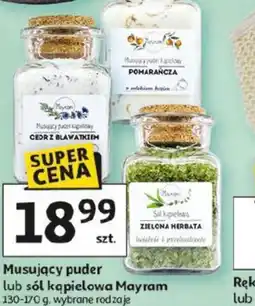 Auchan Musujący puder lub sól kąpielowa Mayram oferta
