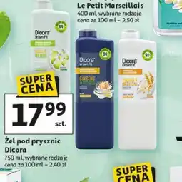 Auchan Zel pod prysznic Dicora oferta