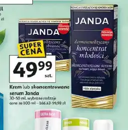 Auchan Krem lub skoncentrowane serum Janda oferta