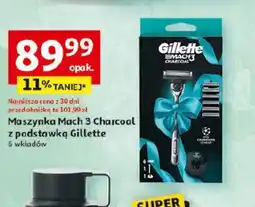 Auchan Gillette Maszynka Mach 3 Charcoal oferta