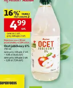Auchan Auchan Ocet jabłkowy oferta