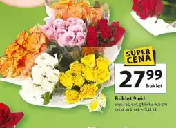 Auchan Bukiet 9 róż oferta