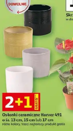 Auchan Osłonki ceramiczne Horver 491 oferta