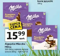 Auchan Alpejskie Mleczko Milka oferta