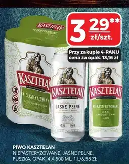 Top Market Piwo niepasteryzowane, jasne pełne, puszka oferta