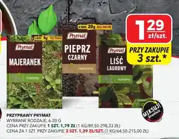 Top Market Przyprawy wybrane rodzaje: majeranek, pieprz czarny, liść laurowy oferta