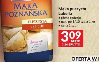 Mąka puszysta Lubella poznańska typ 500