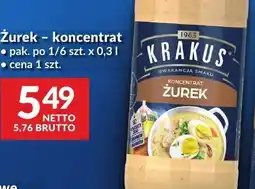 Makro Żurek koncentrat Krakus oferta