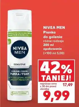 Kaufland Pianka do golenia różne rodzaje oferta