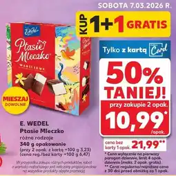 Kaufland Ptasie mleczko różne rodzaje opakowanie oferta