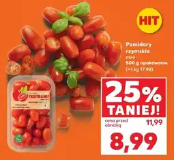 Kaufland Pomidory rzymskie mini w opakowaniu oferta