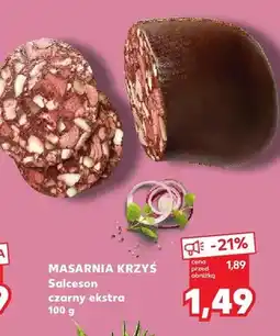 Kaufland Salceson czarny ekstra oferta