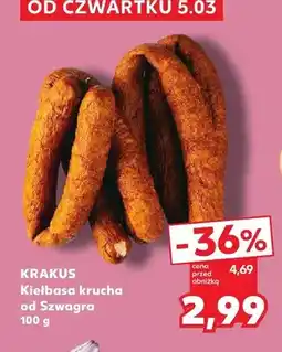 Kaufland Kiełbasa krucha od Szwagra oferta