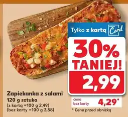 Kaufland Zapiekanka z salami oferta
