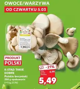Kaufland Boczniak polski w opakowaniu oferta