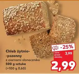 Kaufland Chleb żytnio-pszenny z ziarnami słonecznika oferta