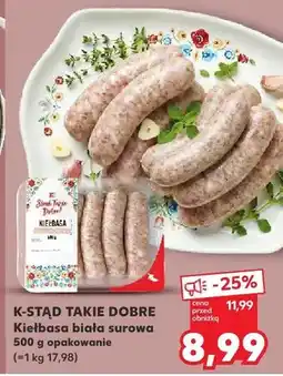 Kaufland Kiełbasa biała surowa oferta