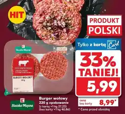 Kaufland Burger wołowy oferta