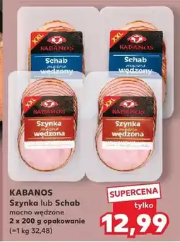 Kaufland Szynka lub schab cena wędzona oferta