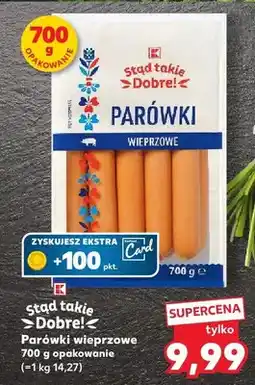 Kaufland Parówki wieprzowe oferta