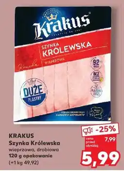 Kaufland Szynka królewska wieprzsowa, drobiowa oferta