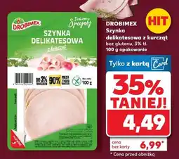 Kaufland Szynka delikatesowa z kurcząt bez glutenu 3% tł oferta