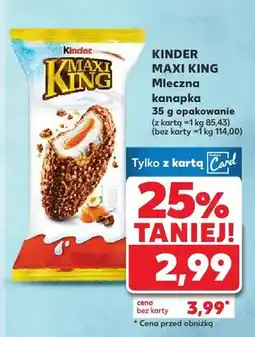 Kaufland Mleczna kanapka oferta